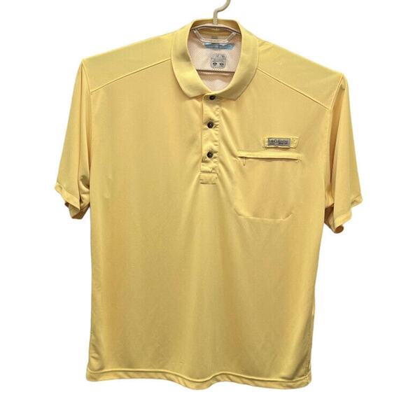 Columbia Mens PFG Omni Freeze Zero Polo Shirt Size XL Short Sleeve performance - Picture 1 of 12
